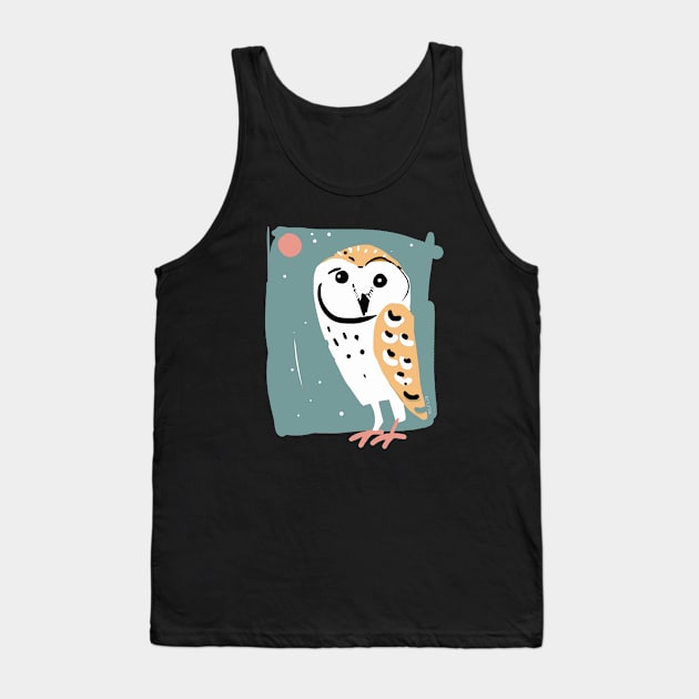 Barn Owl#3 Tank Top by belettelepink